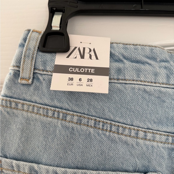 Zara Sky Blue Denim Pants - Picture 4 of 6